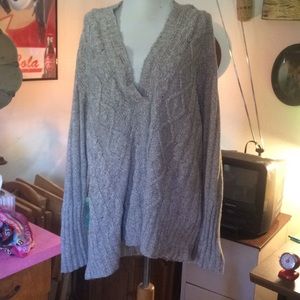 Cozy Plus Size Oatmeal Sweater Hoodie